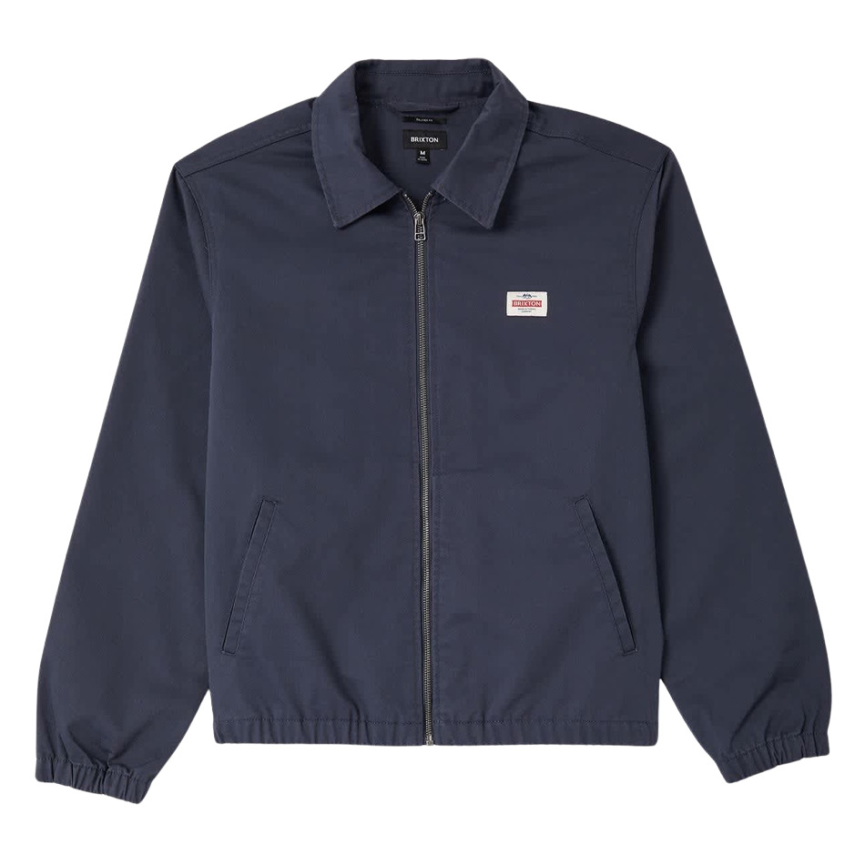 Brixton Trademark LW Garage Zip Jacket - Washed Navy