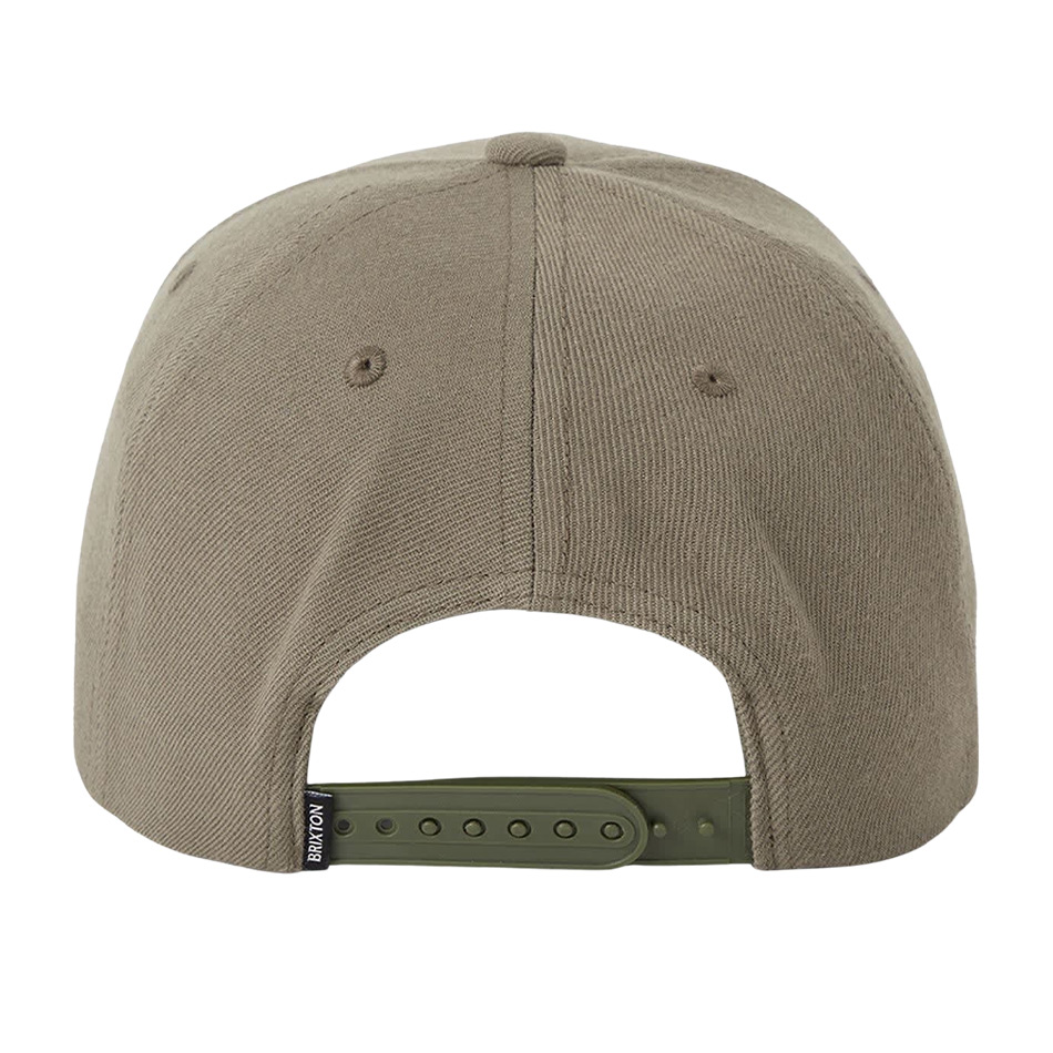 Brixton Crest C MP Snapback - Dark Olive/Caramel