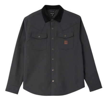 Brixton Bowery Builders Ranch Perf Flannel - Black