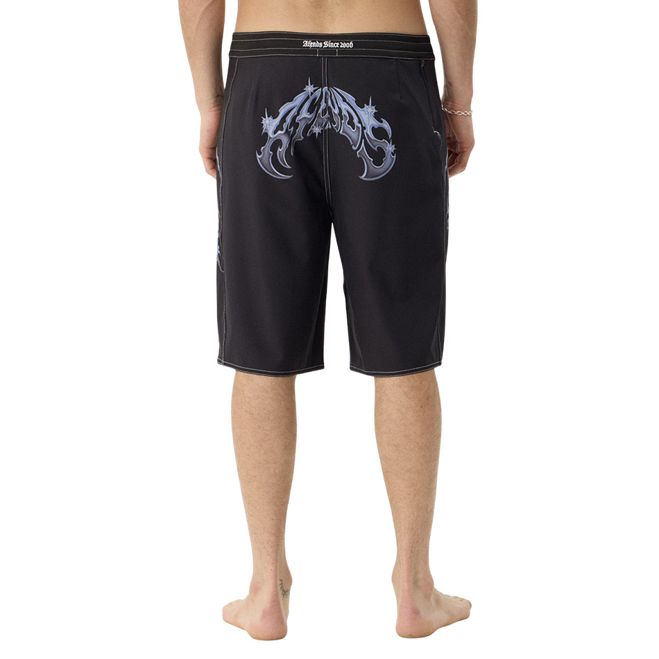 Afends Scorpius Surf Related V2 Boardshort 22" - Black