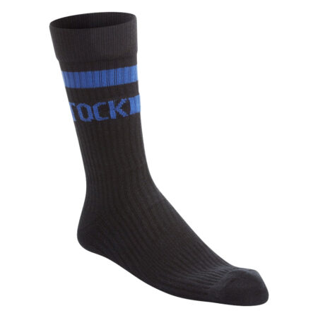 Birkenstock Cotton Crew Stripe Socks - Black/Blue