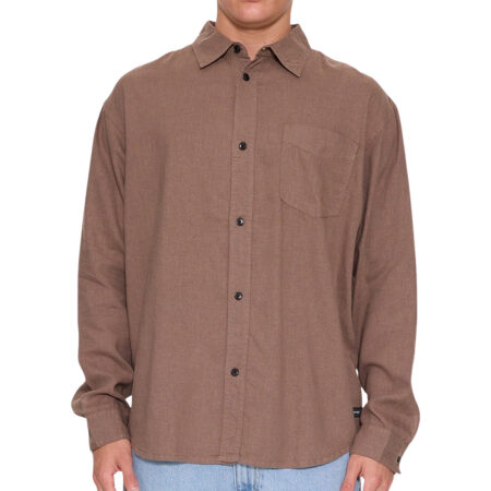 Thrills Hemp Thrills Oversize Long Sleeve Shirt - Falcon