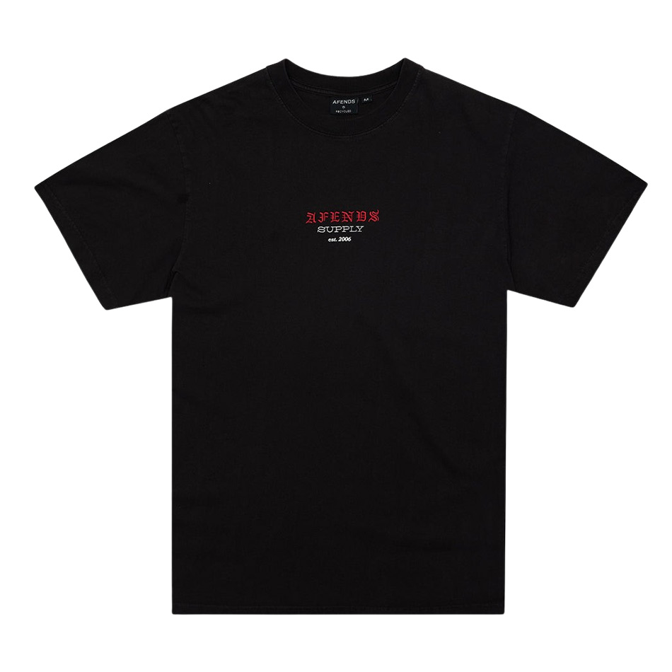 Afends Anniversary Retro Tee - Stone Black