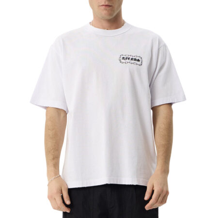 Afends Spiritual Heavyweight Boxy Tee - White