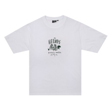 Afends Camp Fire Boxy Tee - White