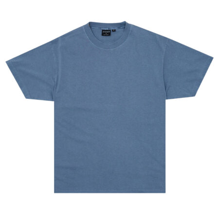 Afends Genesis Heavyweight Boxy Tee - Washed Slate Blue