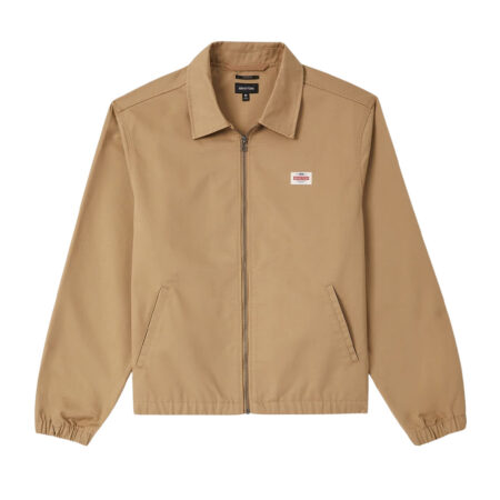 Brixton Trademark LW Garage Zip Jacket - British Khaki