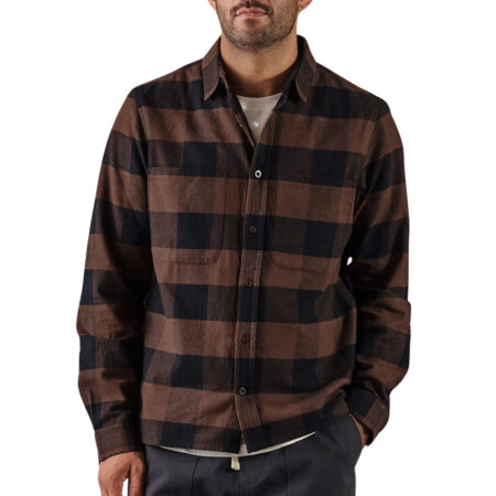 McTavish Bobs Flannel Shirt - Brown Multi