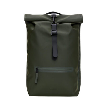 Rains Rolltop Rucksack - Green