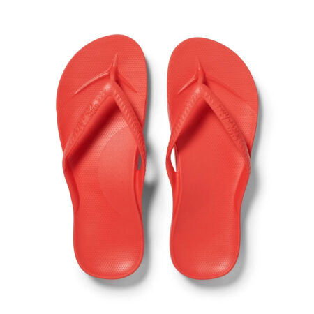 Archies Arch Support Thongs - Classic - Coral