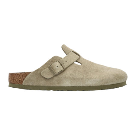 Birkenstock Boston Suede Leather Regular - Faded Khaki