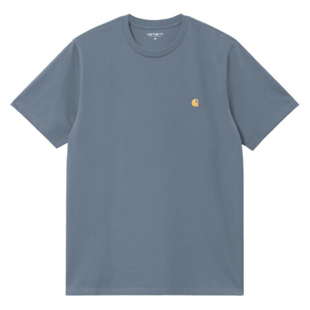 Carhartt S/S Chase T-Shirt - Icesheet/Gold