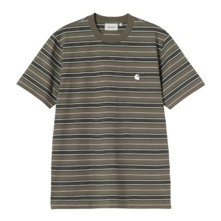 Carhartt S/S Bronson Tee - Bronson Stripe/Cypress
