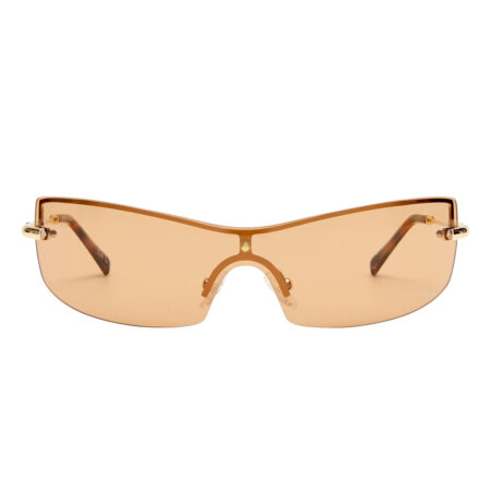 Le Specs Velvetine - Gold/Chocolate Mono