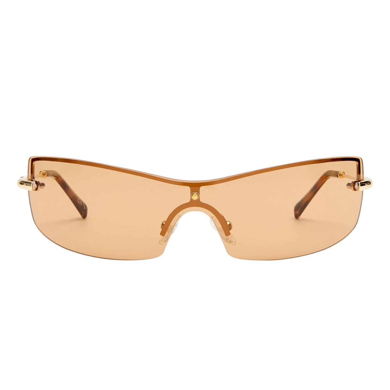 Le Specs Velvetine - Gold/Chocolate Mono