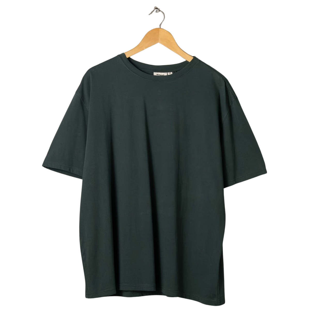 McTavish Boxy Blank Tee - Dark Green