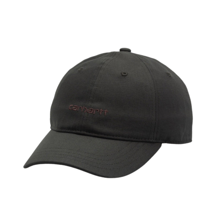 Carhartt Canvas Script Cap - Dark Scarab/Palisander