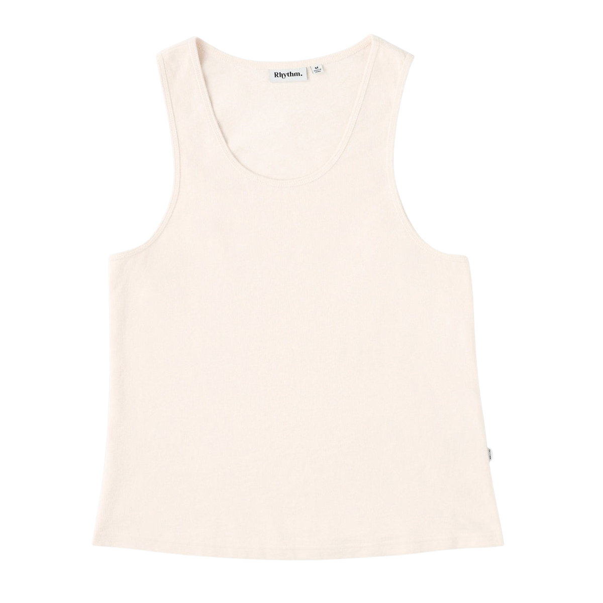 Rhythm Textured Jersey Singlet - Natural