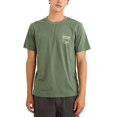 Rhythm Bike Wanderer SS Tee - Seaweed