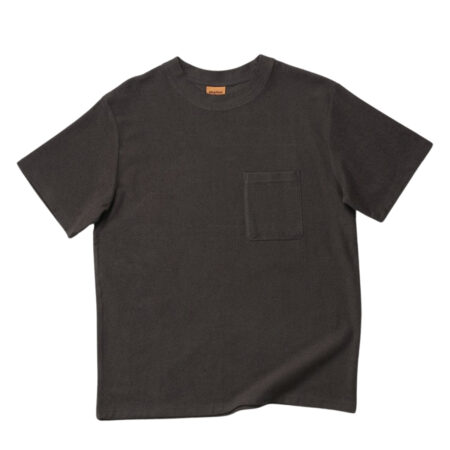 Rhythm Contrast Vintage Terry SS Tee - Black