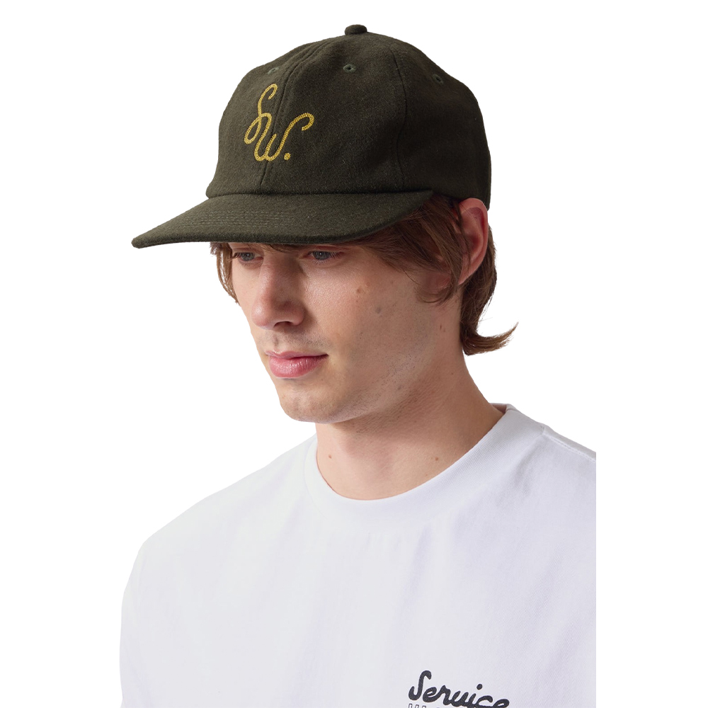 Service Works Monogram Cap - Dark Moss