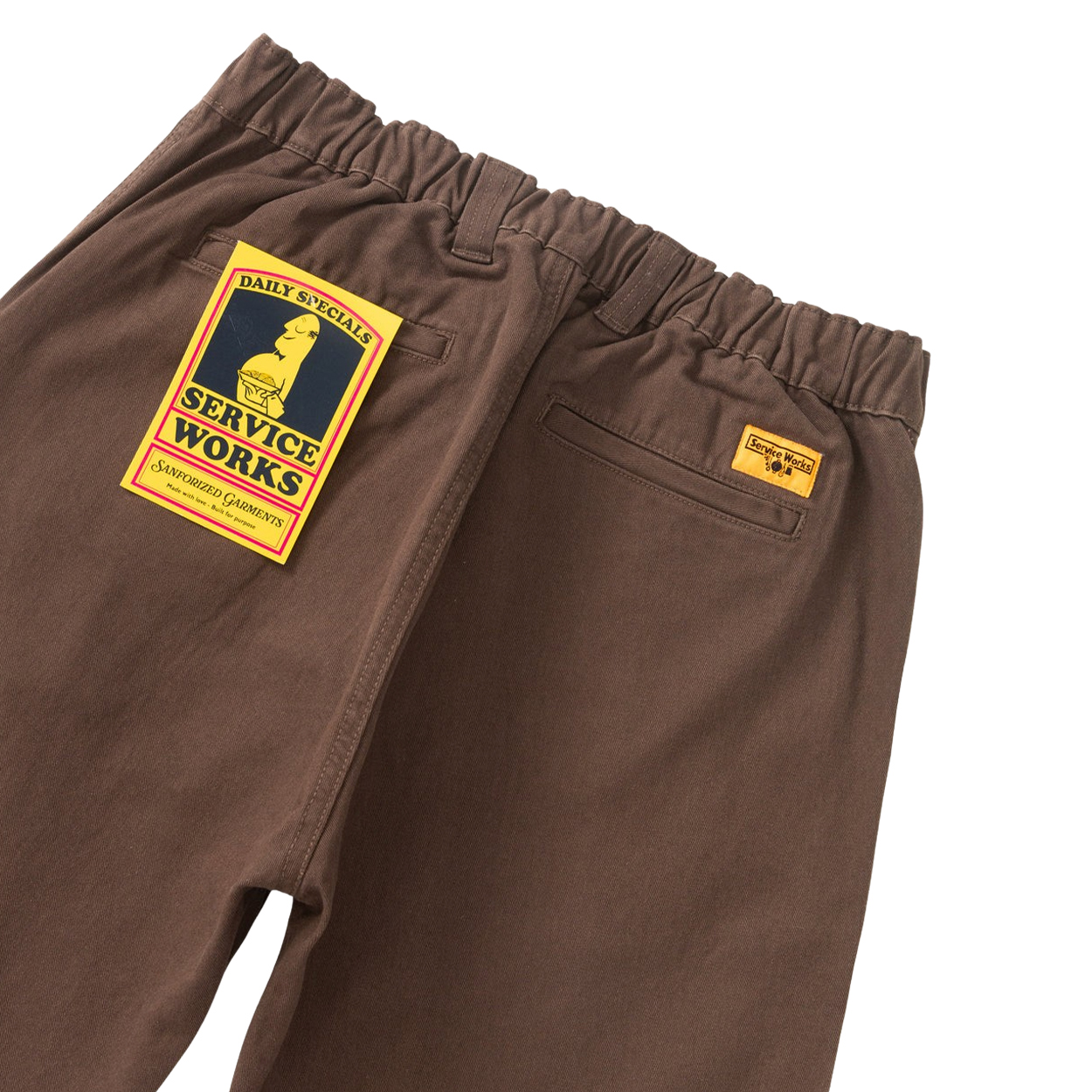 Service Works Twill Waiter Pants - Brown